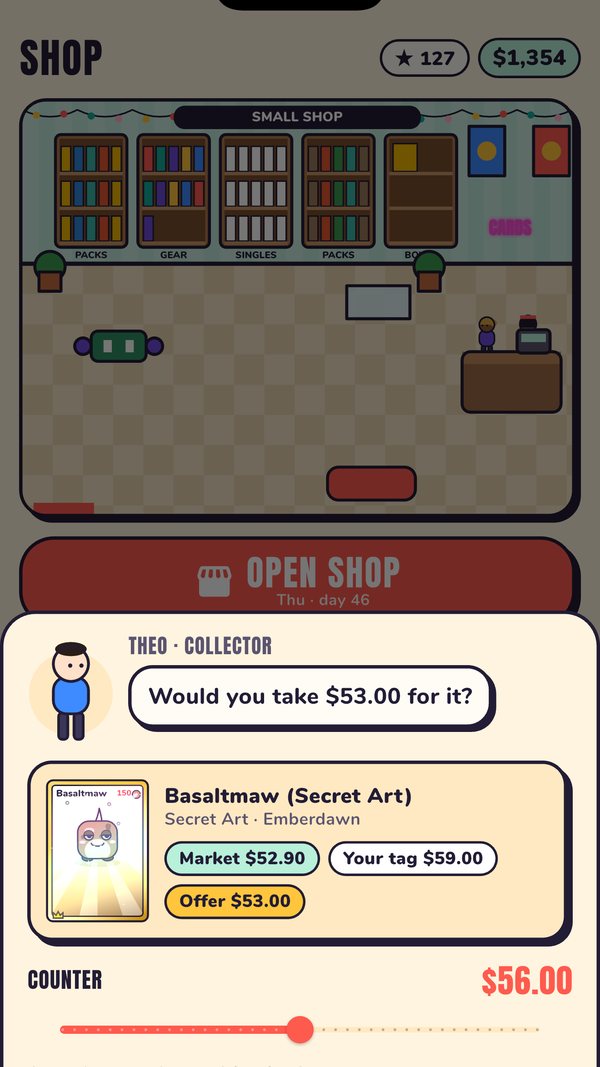 Card Shop Tycoon: TCG Store – Haggle